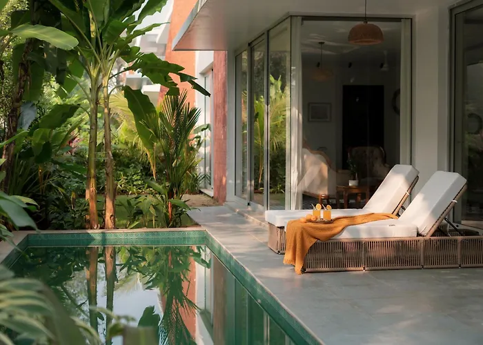 La Masseria, 3 Bhk Premium Villas With Private Pool Close To Morjim Beach, Garden, Terrace, Security, Kitchen & Wifi In A Peaceful Location Siolim